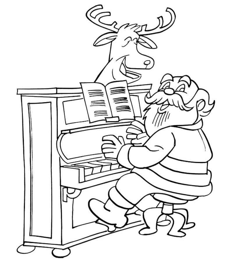 Kostenfreies Klavier für Kinder ausmalbilder