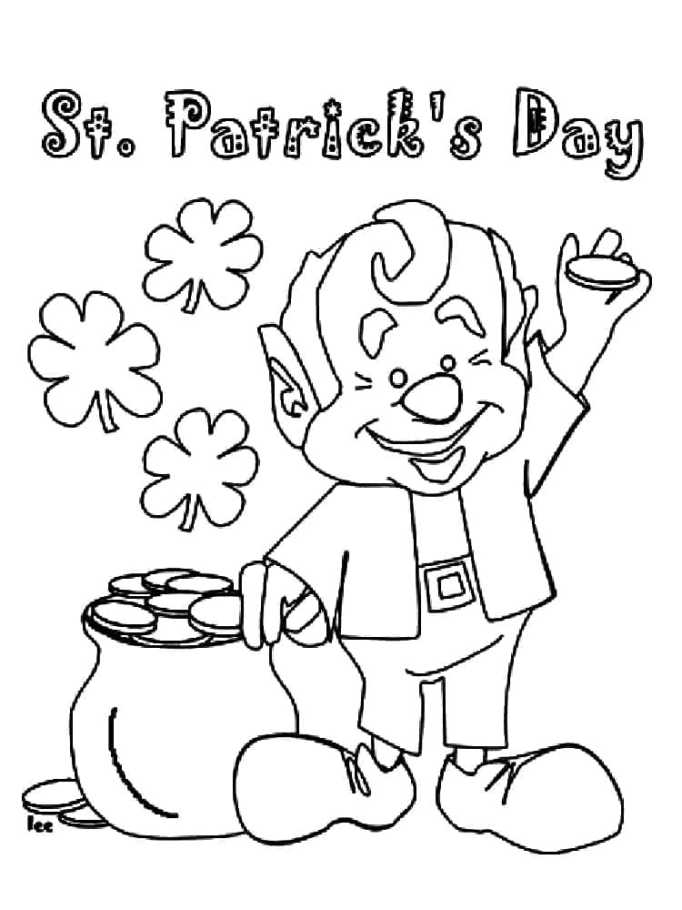 Kostenlos Druckbarer St. Patrick's Day ausmalbilder