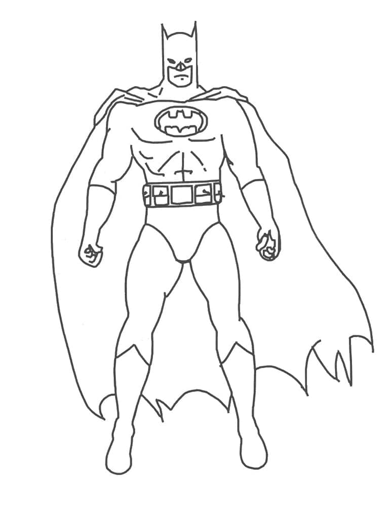 Kostenlos druckbarer Batman ausmalbilder