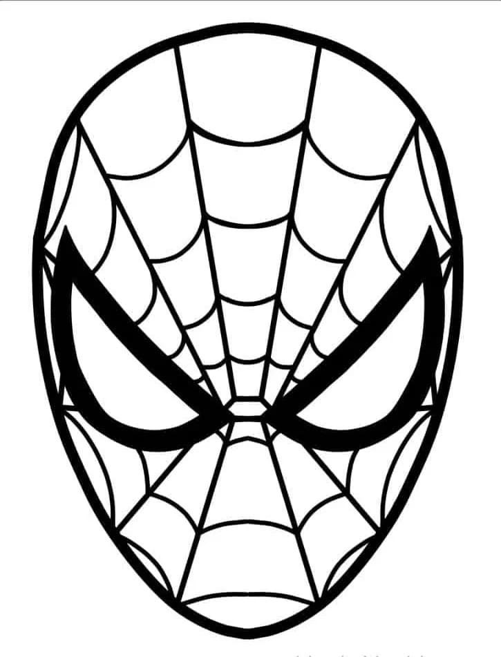 Kostenlos druckbarer Spiderman ausmalbilder