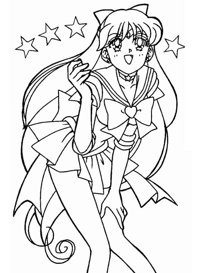 Kostenlos druckbares Sailor Moon ausmalbilder