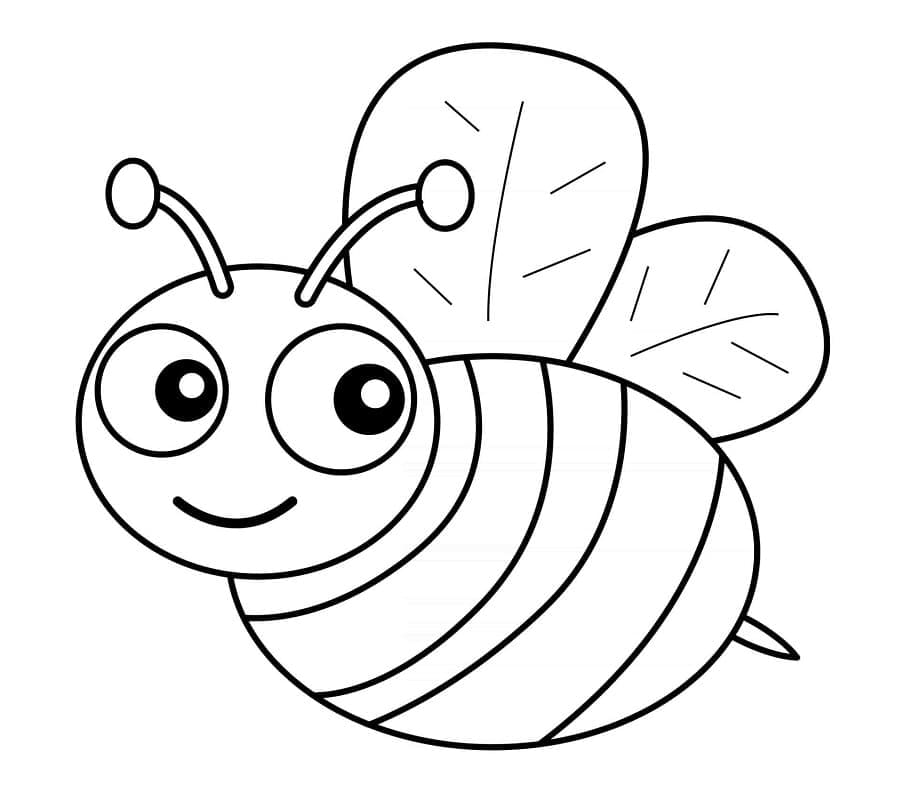 Kostenlose Biene Für Kinder ausmalbilder