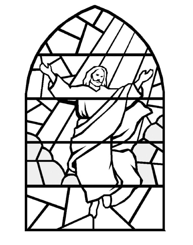 Kostenlose Glasmalerei zum Ausdrucken ausmalbilder