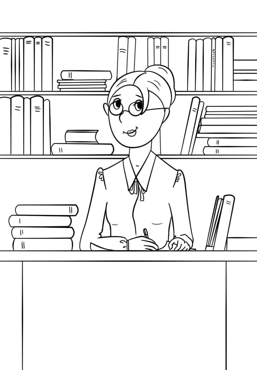 Kostenloser Bibliothek zum Ausdrucken ausmalbilder