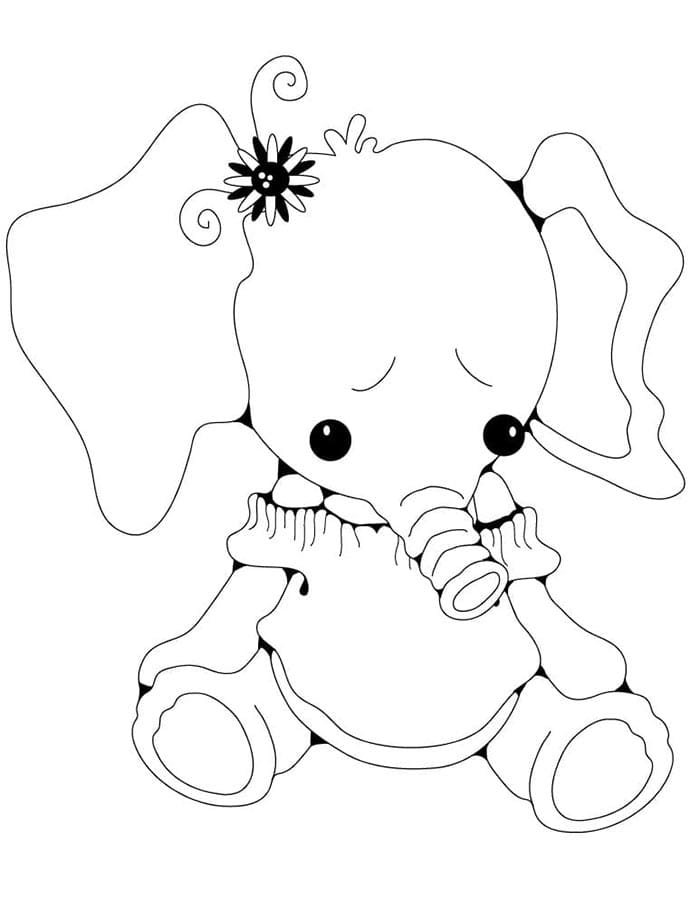 Kostenloser Elefant ausmalbilder