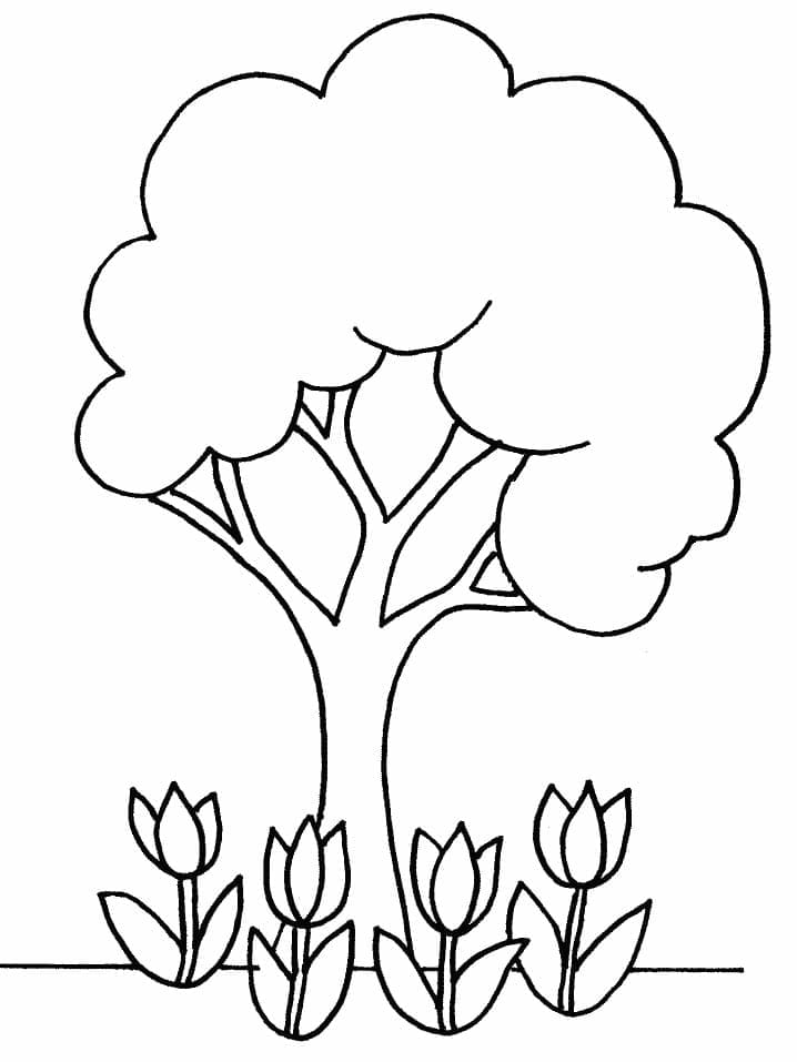 Kostenloser Frühling zum Ausdrucken ausmalbilder