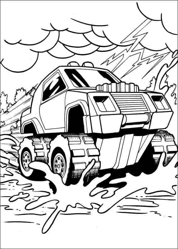 Kostenloser Hot Wheels zum Ausdrucken ausmalbilder