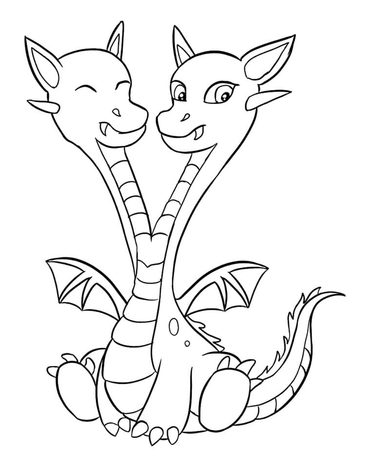 Kostenloser Kinder-Drache Ausdruck ausmalbilder