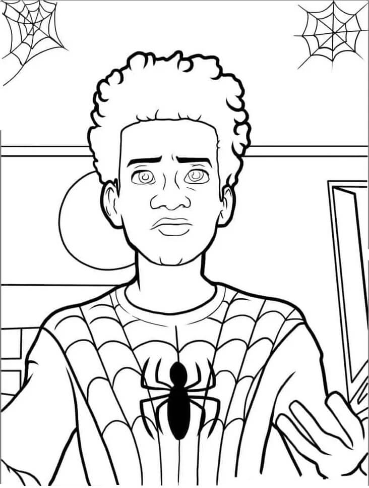 Kostenloser Spiderman für Kinder ausmalbilder