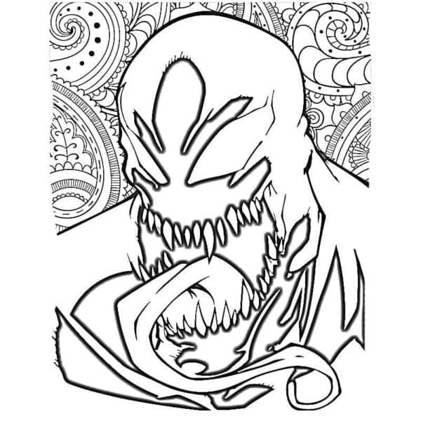 Kostenloser Venom ausmalbilder