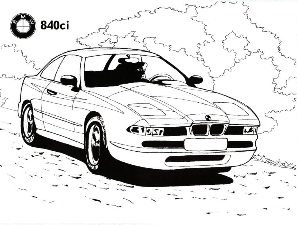 Kostenloses BMW Bild ausmalbilder