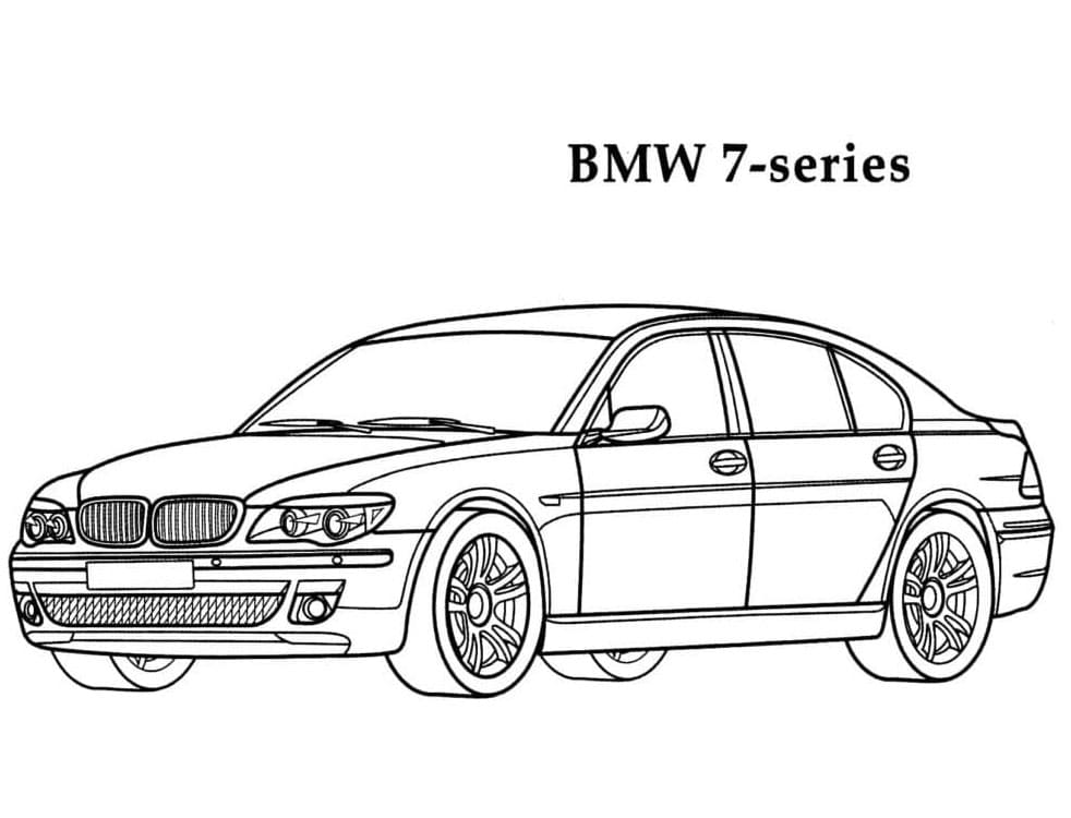 Kostenloses BMW zum Ausdrucken ausmalbilder