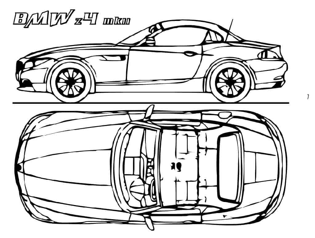 Kostenloses BMW ausmalbilder