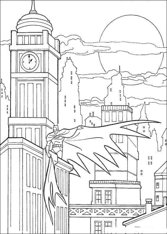 Kostenloses Batman Bild ausmalbilder