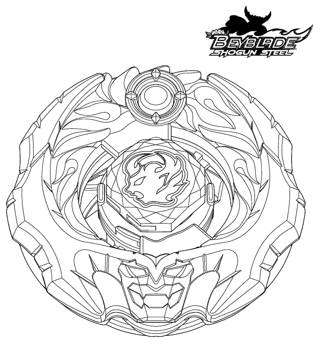 Kostenloses Beyblade zum Ausdrucken ausmalbilder