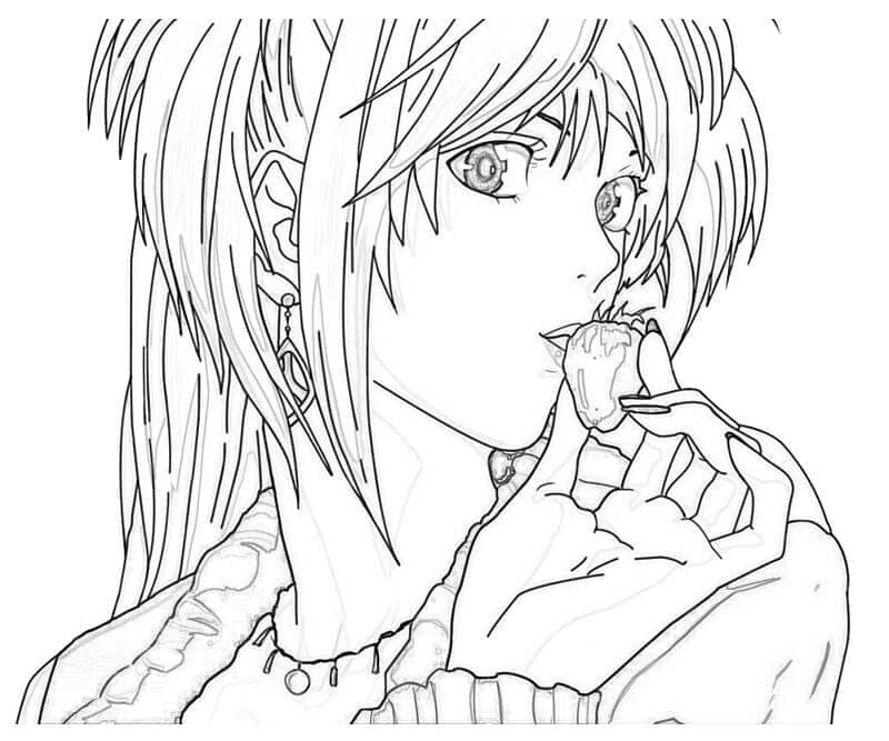 Kostenloses Death Note Bild ausmalbilder