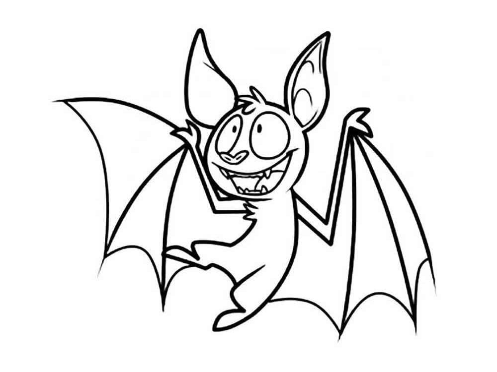 Kostenloses Fledermaus Bild ausmalbilder