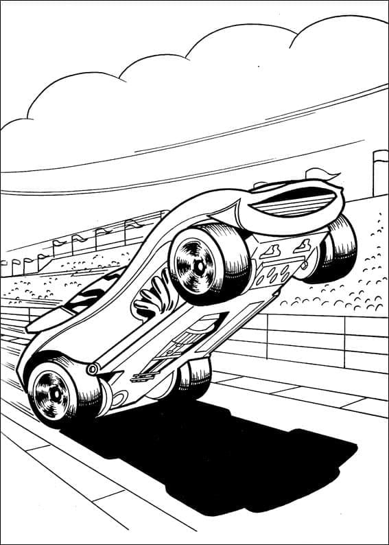 Kostenloses Hot Wheels Bild ausmalbilder