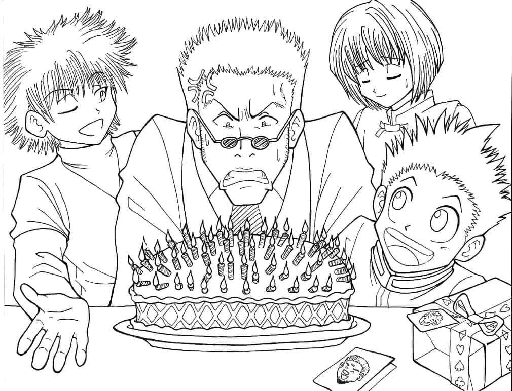 Kostenloses Hunter x Hunter Bild ausmalbilder