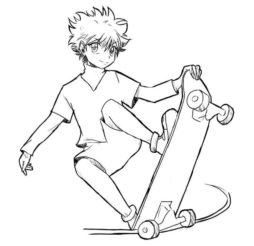 Kostenloses Hunter x Hunter zum Ausdrucken ausmalbilder