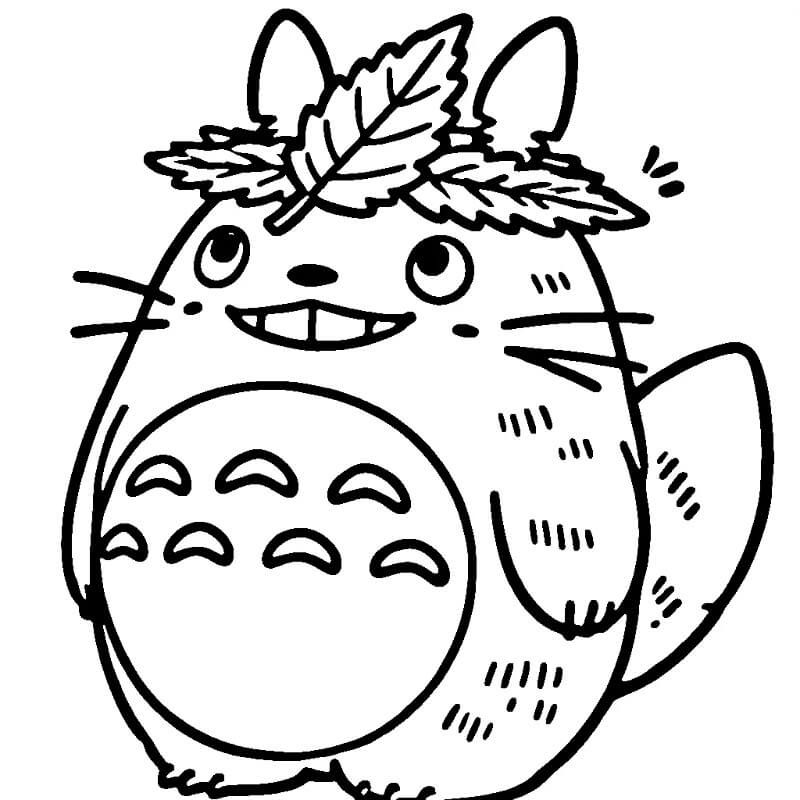 Kostenloses Mein Nachbar Totoro zum Ausdrucken ausmalbilder