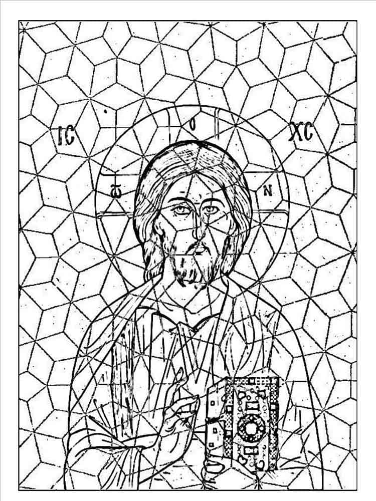 Kostenloses Mosaik Bild ausmalbilder