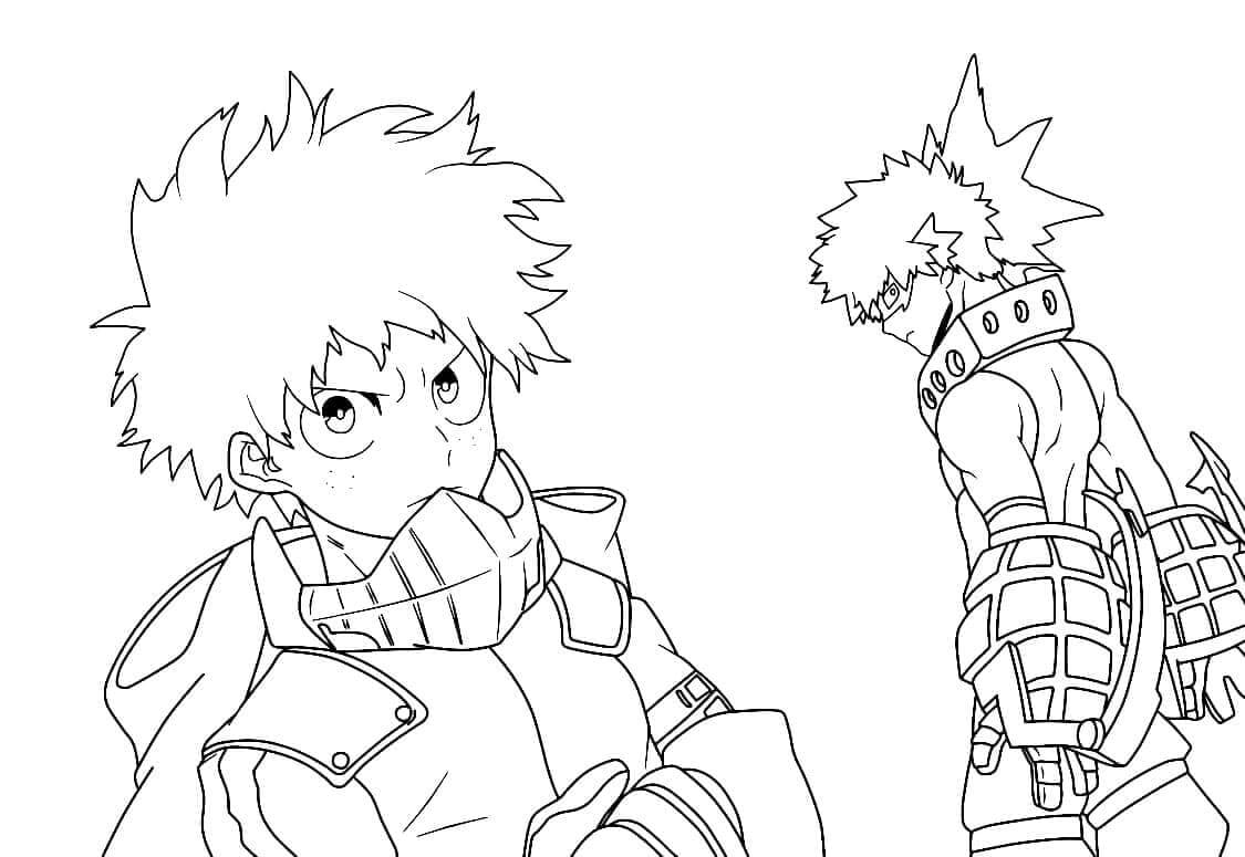 Kostenloses My Hero Academia Bild ausmalbilder