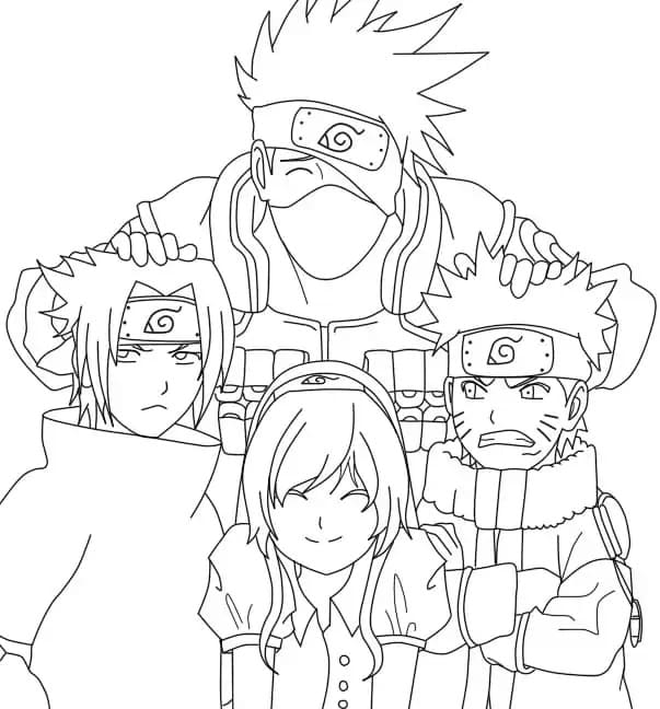 Kostenloses Naruto Bild ausmalbilder