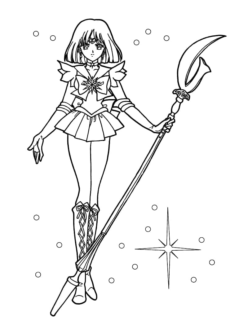 Kostenloses Sailor Moon ausmalbilder