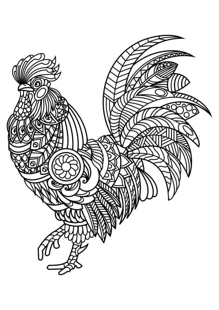 Kostenloses Tiere Mandala zum Ausdrucken ausmalbilder