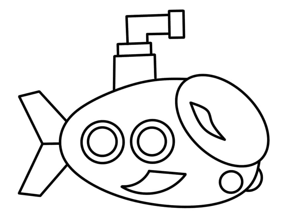 Kostenloses U-Boot zum Ausdrucken ausmalbilder