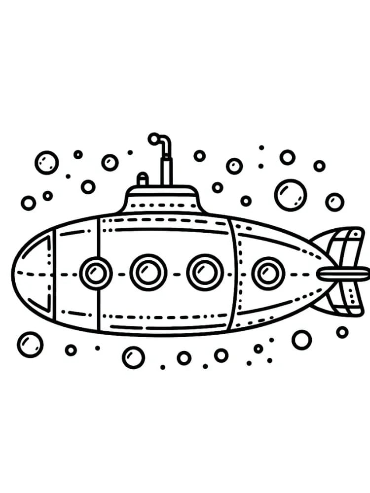 Kostenloses U-Boot ausmalbilder