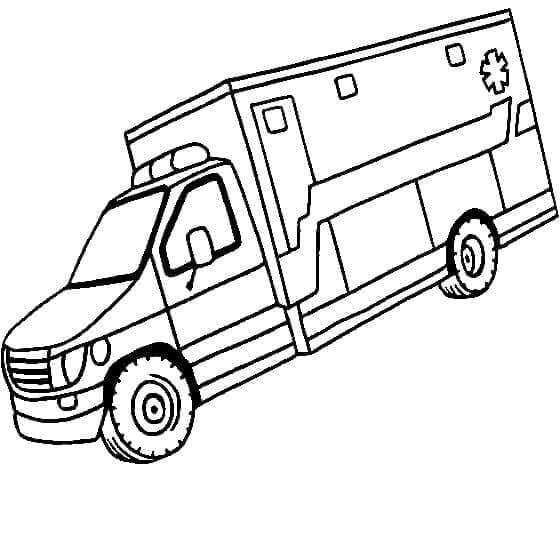 Krankenwagen 2 ausmalbilder