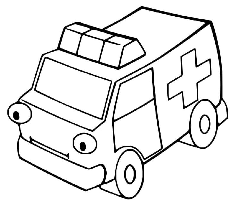 Krankenwagen kostenlos ausmalbilder