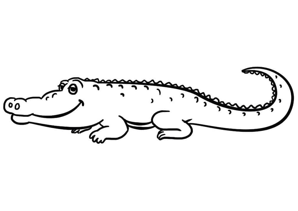 Krokodil Kostenlos Für Kinder ausmalbilder