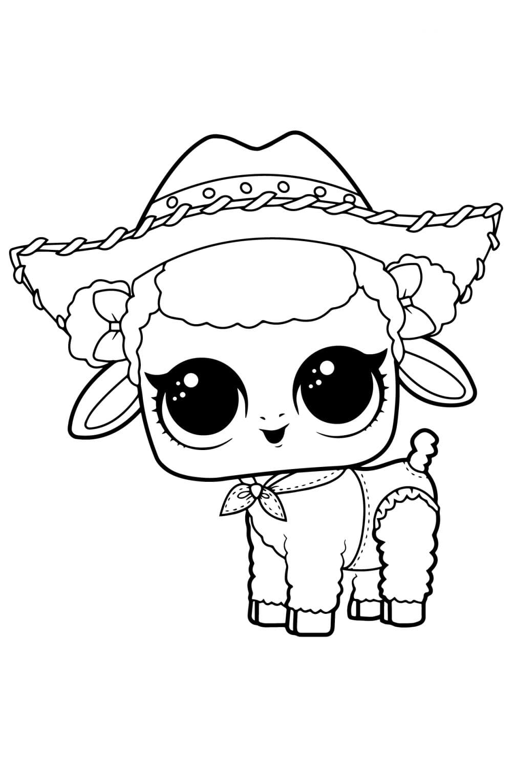 Lamb Dancer LOL Pets ausmalbilder