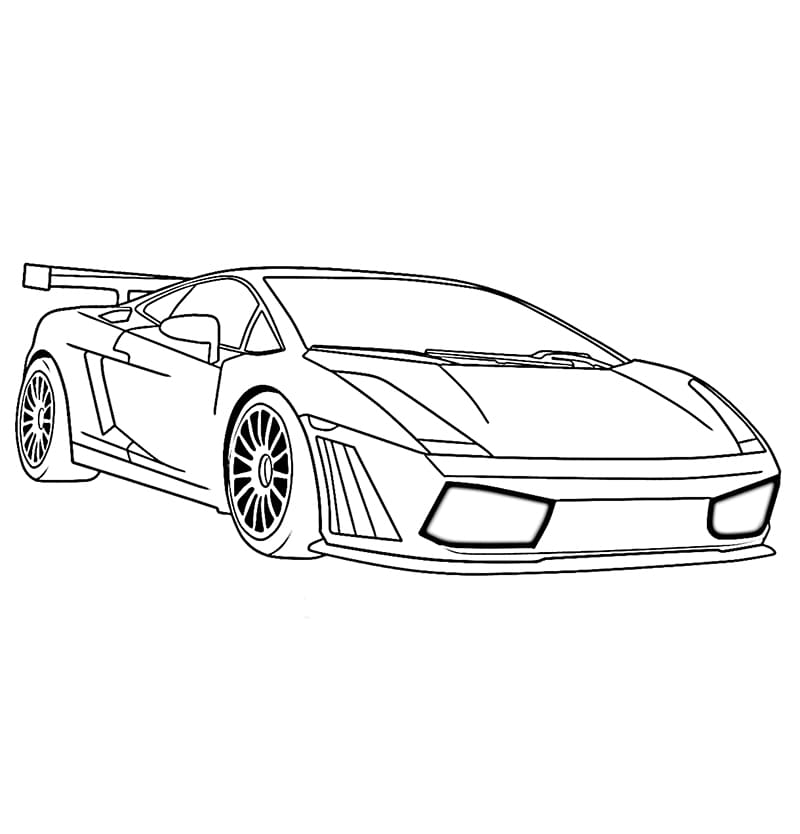 Lamborghini kostenlos ausmalbilder