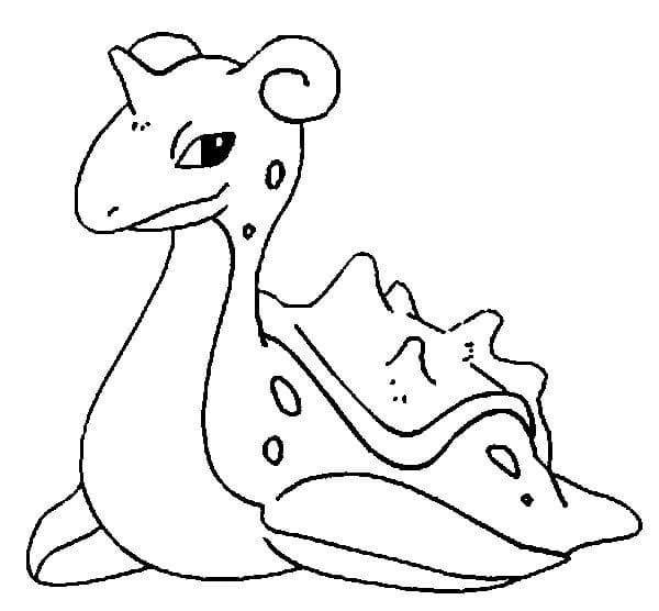 Lapras Pokemon ausmalbilder