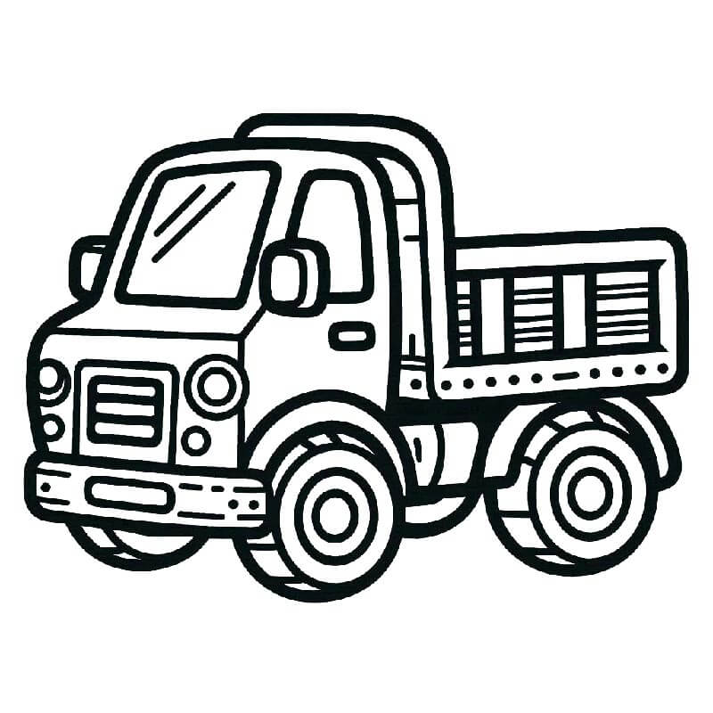 Lastwagen Malvorlage für Kinder ausmalbilder