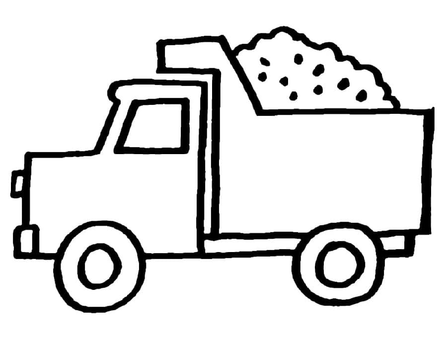 Lastwagen druckfertig ausmalbilder