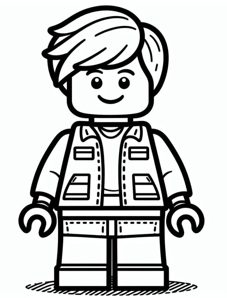 Lego 2 ausmalbilder