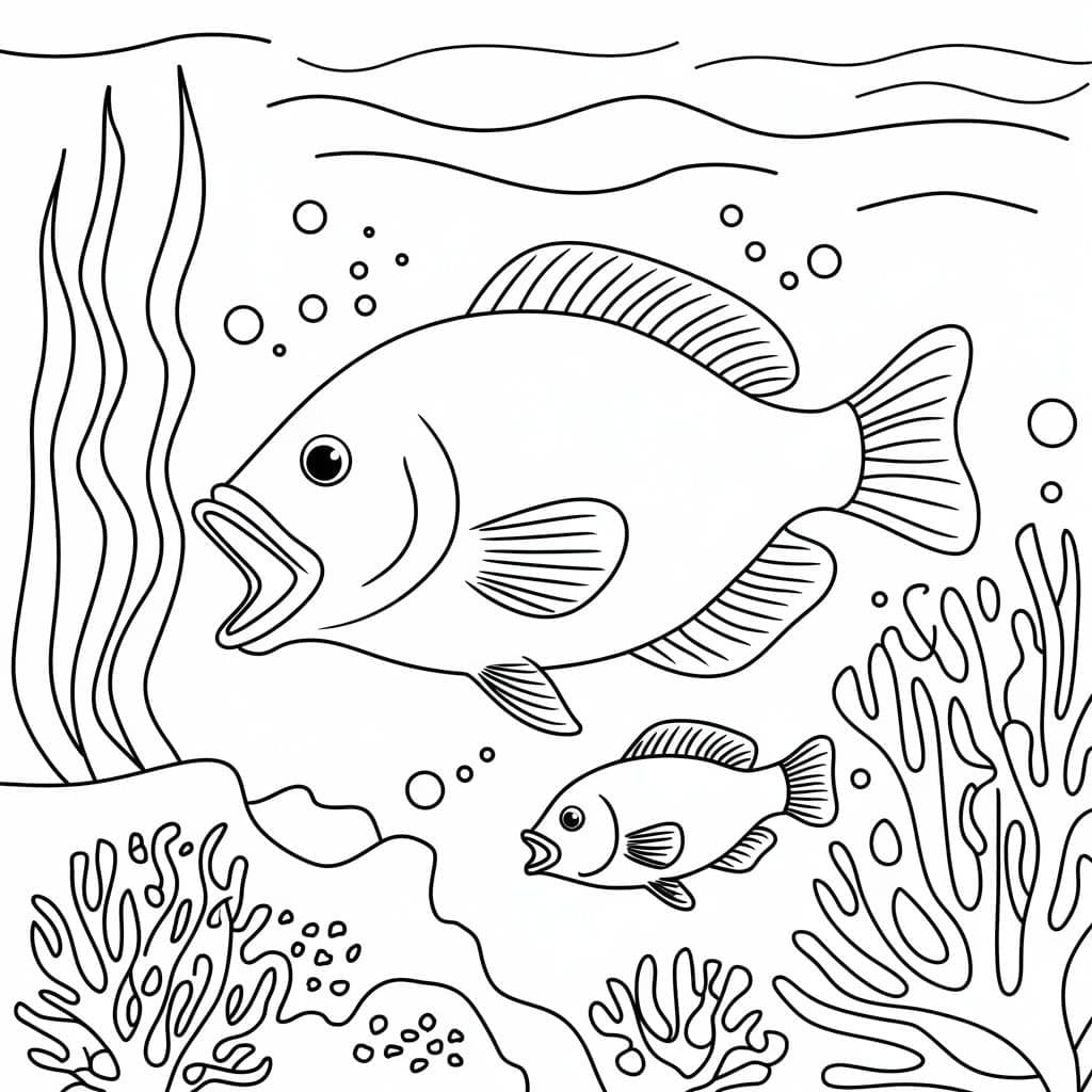 Leichter Meer ausmalbilder