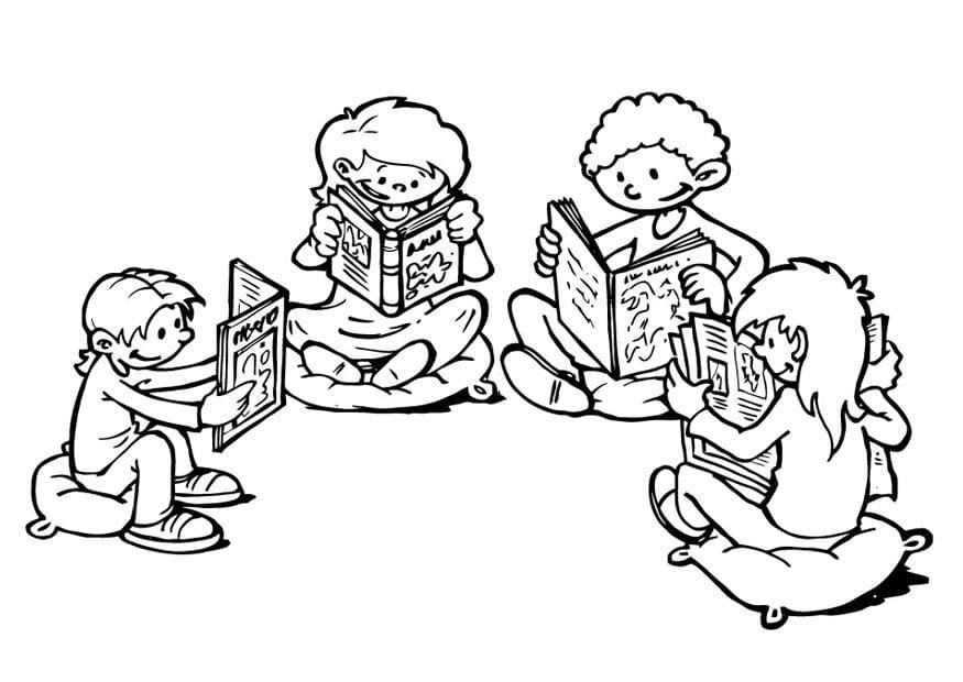 Leichtes Bücher ausmalbilder
