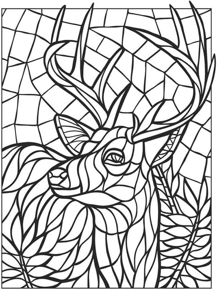 Leichtes Mosaik ausmalbilder