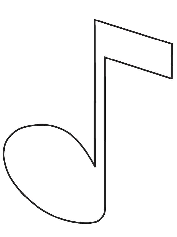 Leichtes Musiknoten ausmalbilder