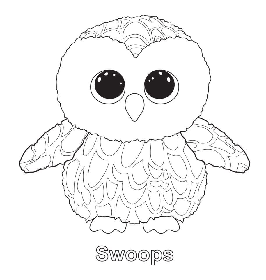 Liebevolle Beanie Boos ausmalbilder
