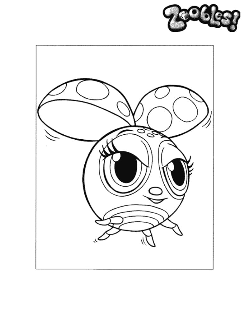 Liebevolle Zoobles ausmalbilder