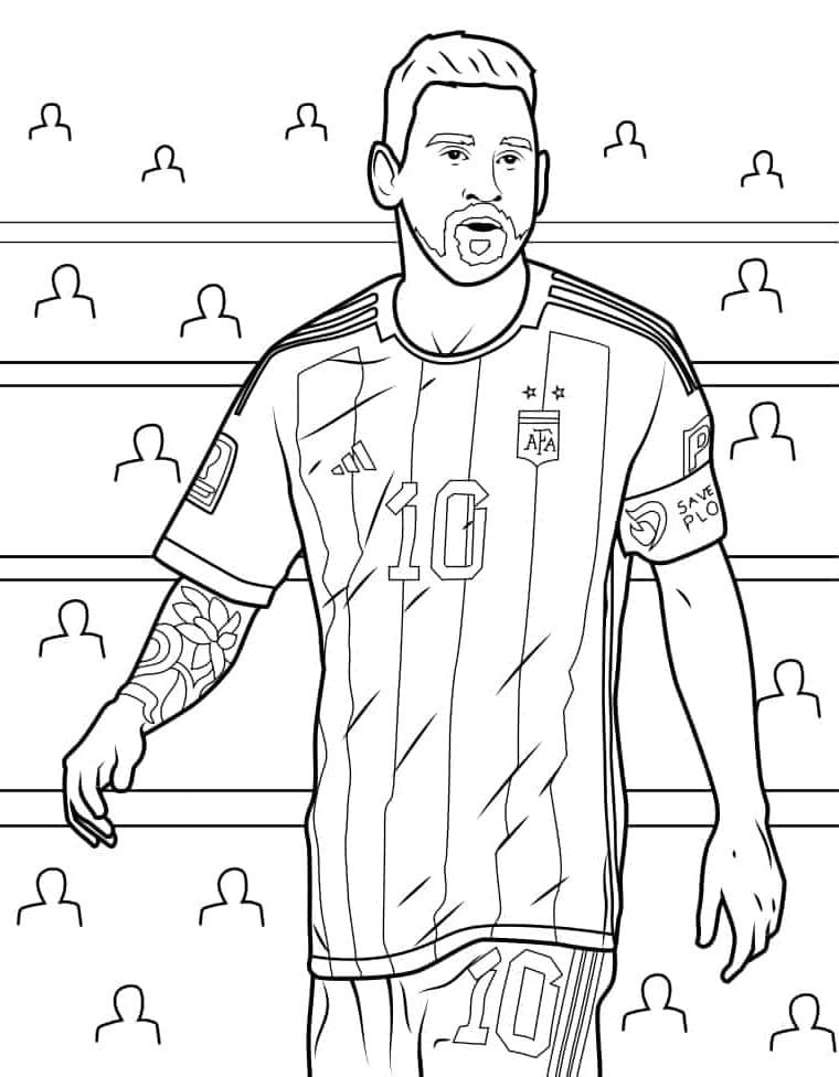 Lionel Messi Bild Frei ausmalbilder