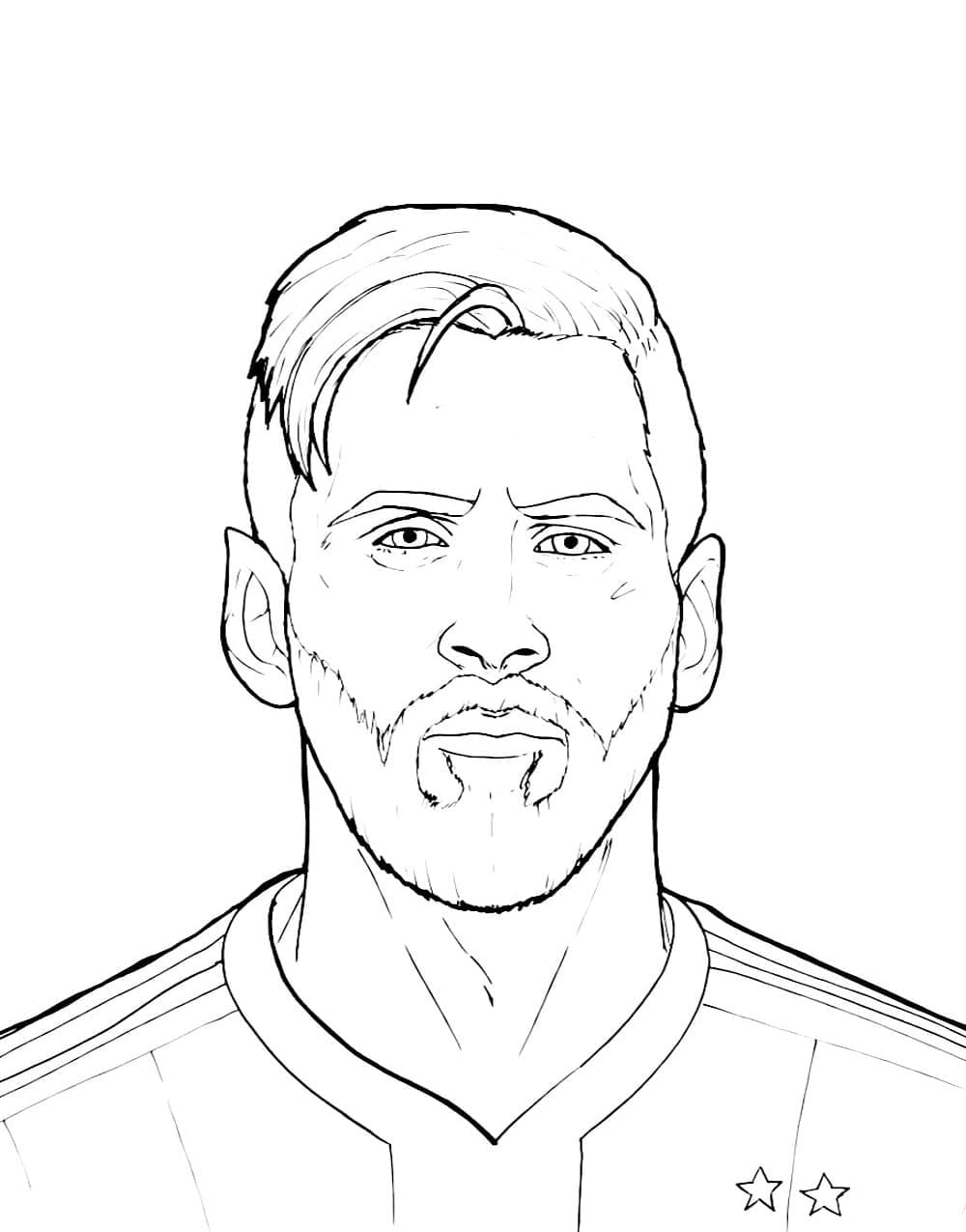 Lionel Messi Zum Drucken Gratis ausmalbilder