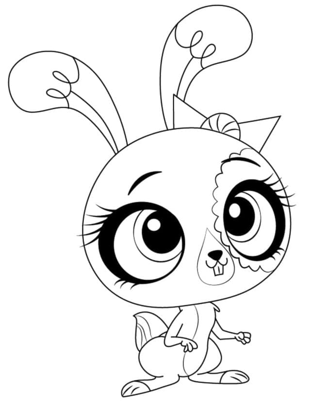 Littlest Pet Shop Buttercream ausmalbilder